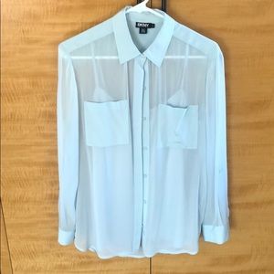 DKNY sofa blouse with interior blouse